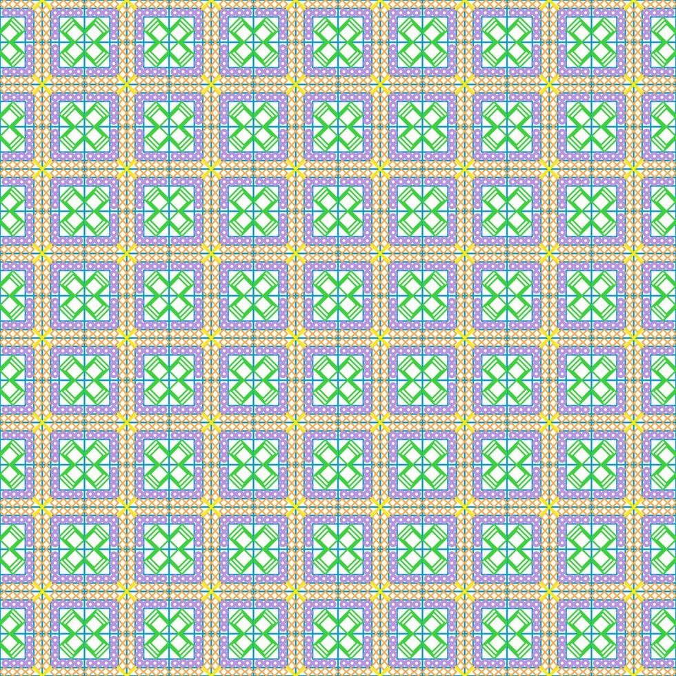 green square block geometriv mix circle decoration wallpaper textile and modern ceramic white background vector