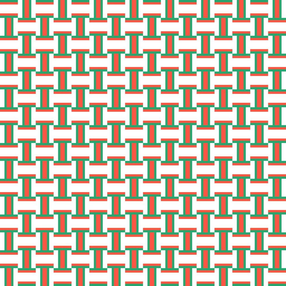 christmas holiday abstract wallpaper lines weave knit green and red multi shape on white background for textile and paper gift vector