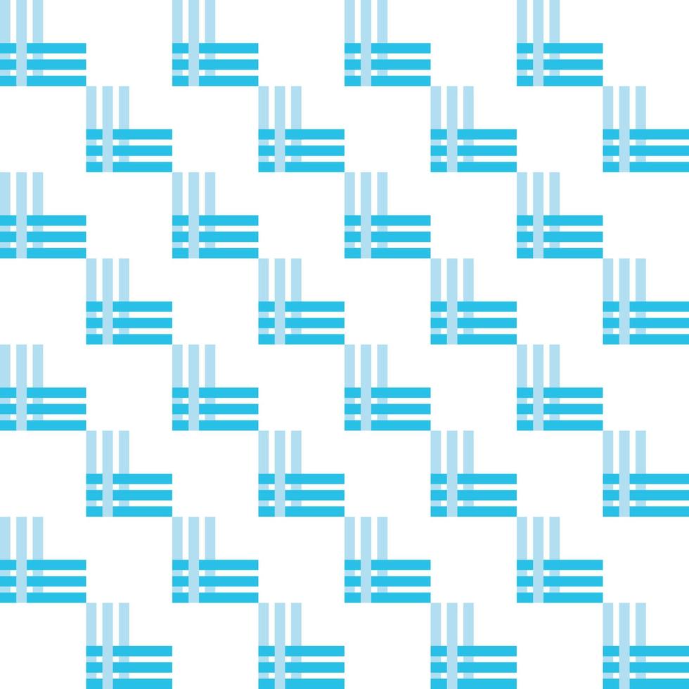 tejido azul línea sin costura modelo triángulo esquina decorativo blanco limpiar antecedentes fondo de pantalla regalo papel vector