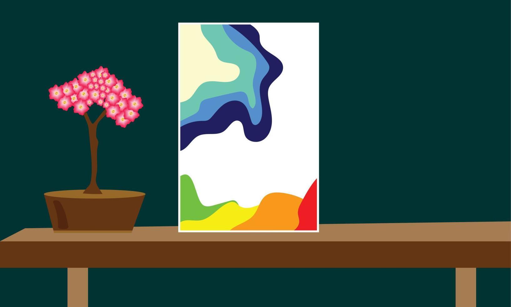 Abstract wall arts vector. Mural wall art. Hand draw organic shape design for wall framed prints, canvas artwork, canvas prints, poster, home, cover, wallpaper. Vector illustration.