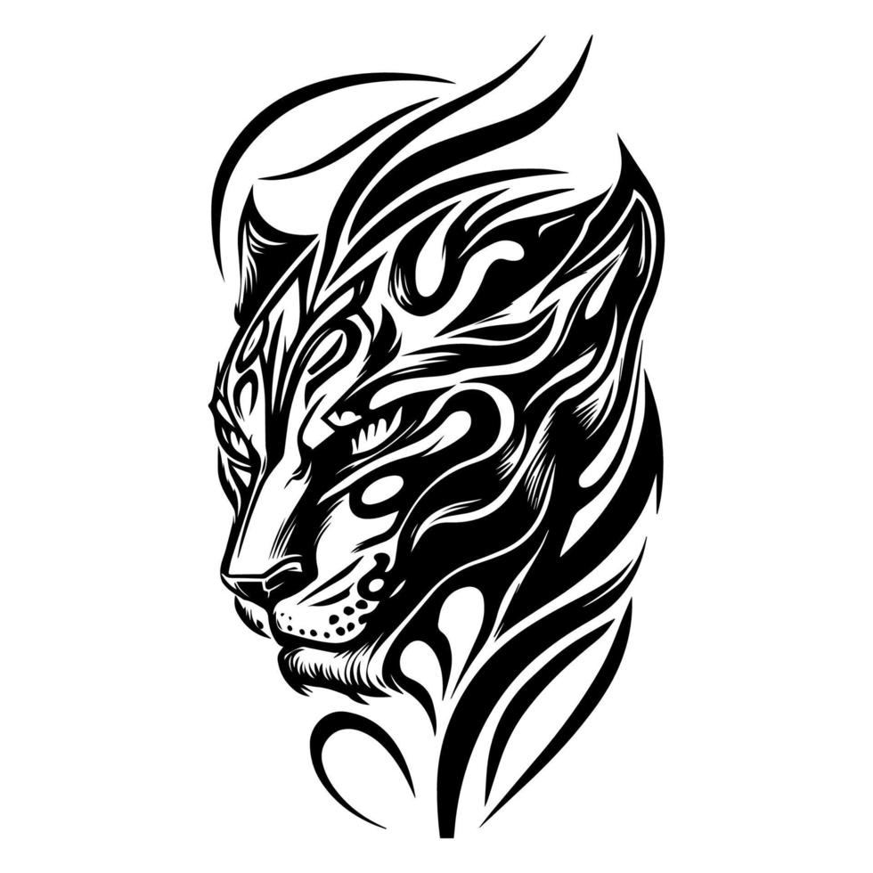 Tribal Black Panther Tattoo - Tattoo Ideas and Designs | Tattoos.ai