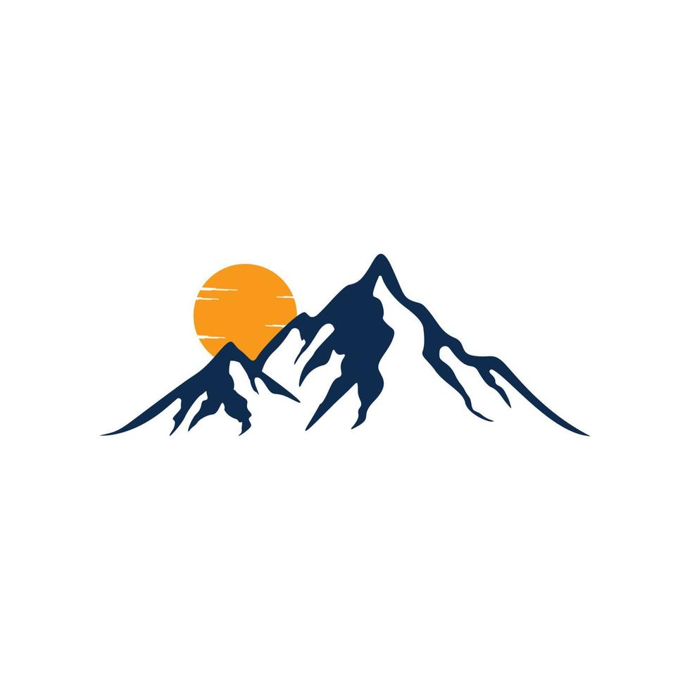 mountain logo vector