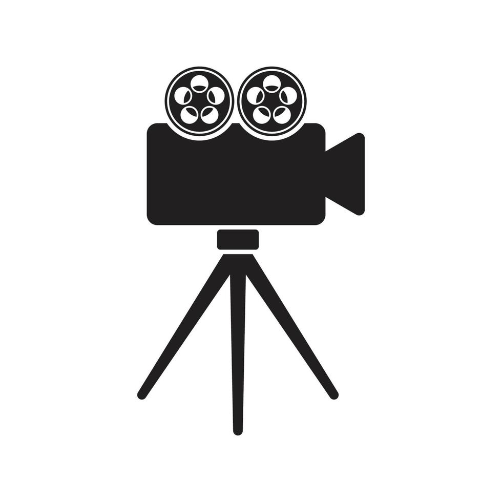 movie camera icon vector