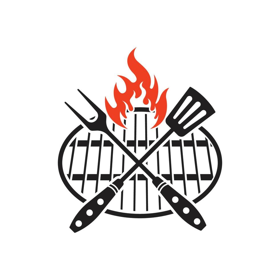 grill logo vector