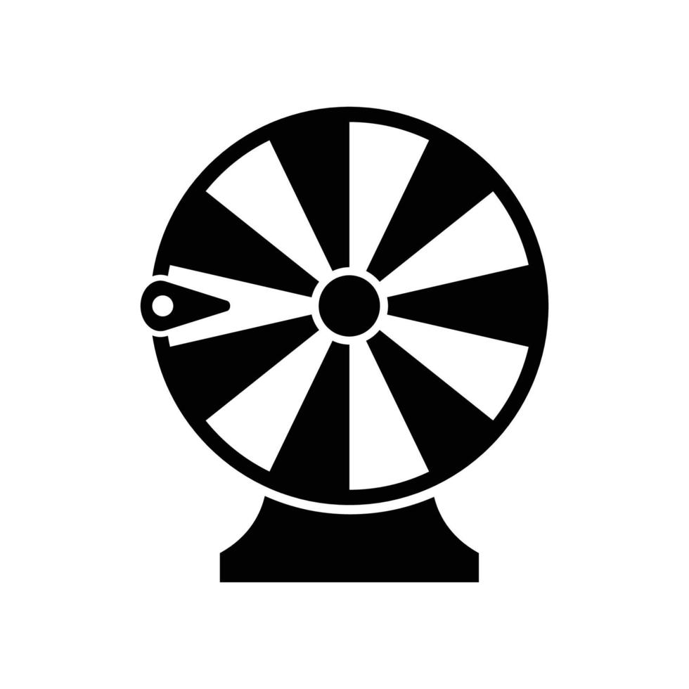 spin wheel icon vector