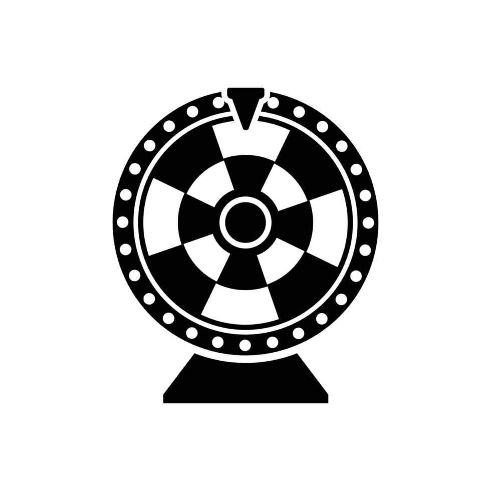 spin wheel icon vector