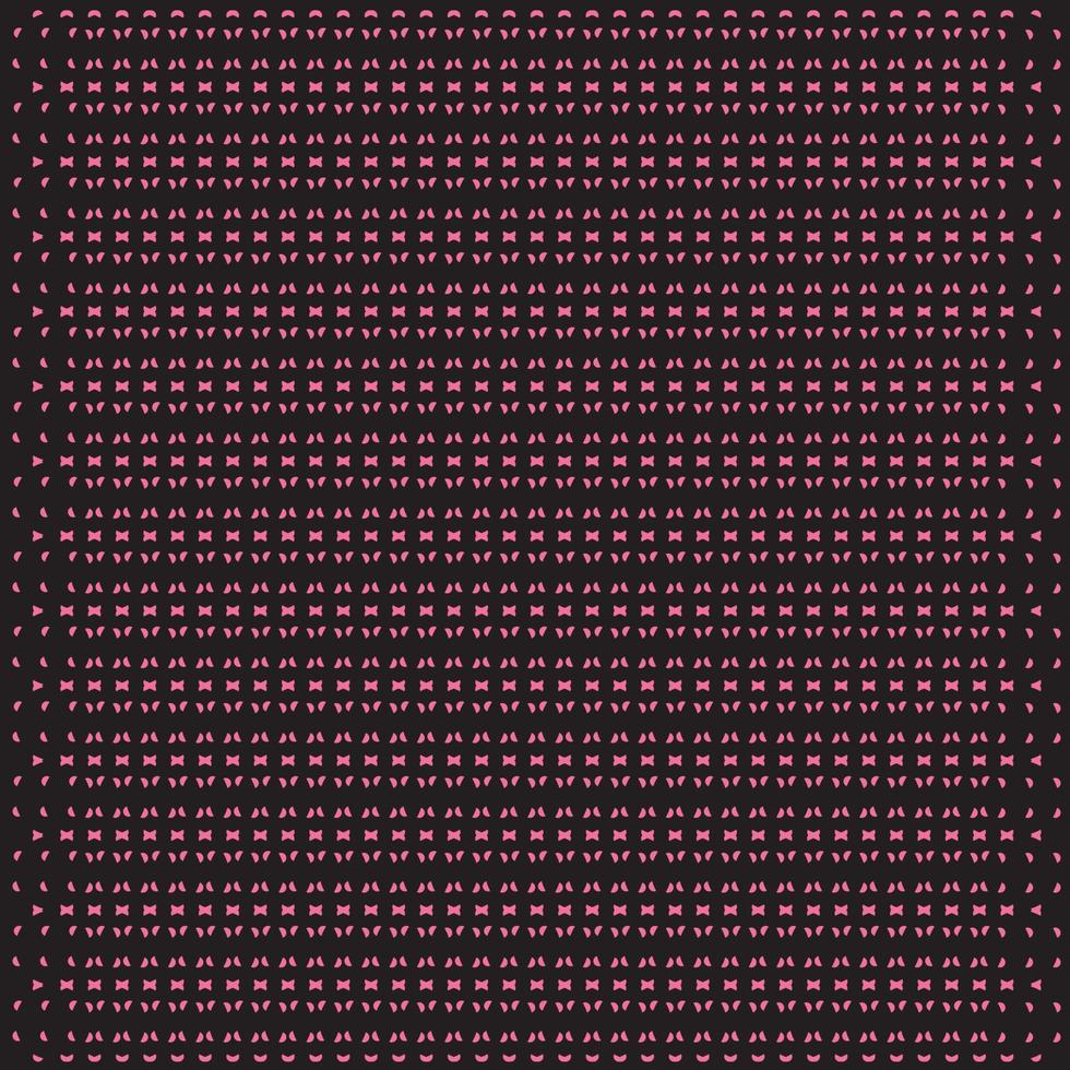 Vector Illustration Seamless Pattern Background Black and Pink Color Combination