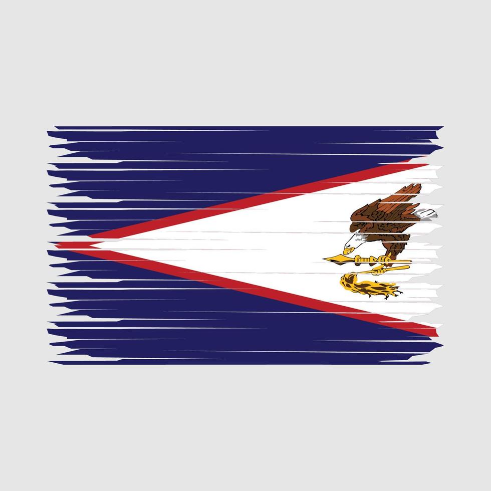 American Samoa Flag Illustration vector