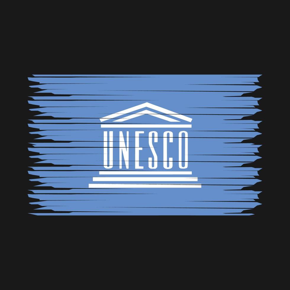 Unesco Flag Illustration vector