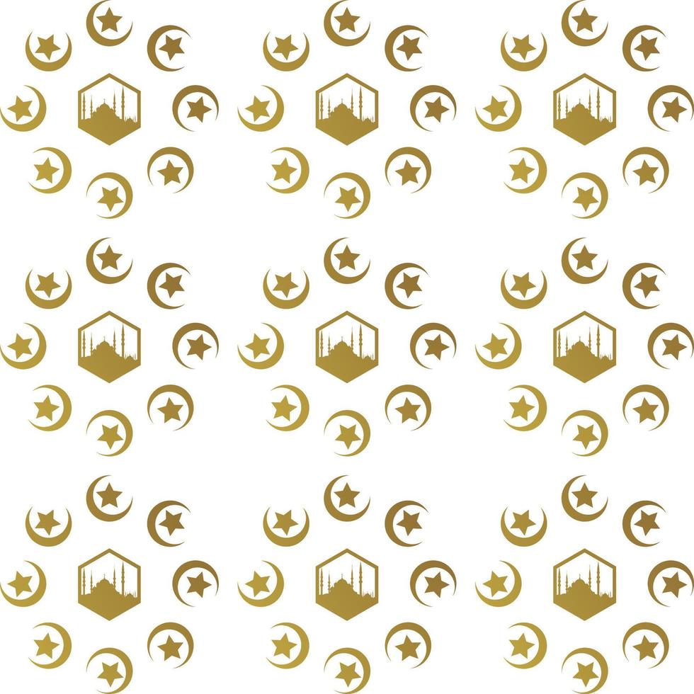 Illustration of Ramadan Kareem with mosque and moon pattern background for ramadan, Background Business Label, Invitation Template, social media, etc. ramadan kareem themed flat vector illustration.