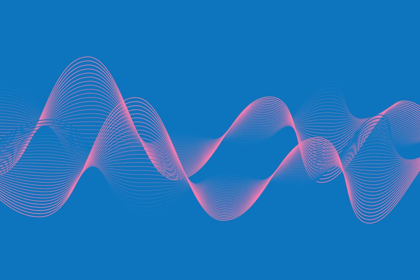 pink wave lines. simple gradient abstract bakground. suitable for landing page and computer desktop wallpaper. vector