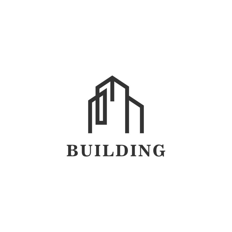 high rise building abstract icon logo 21573847 Vector Art at Vecteezy