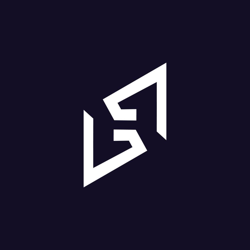 abstract H letter icon logo vector