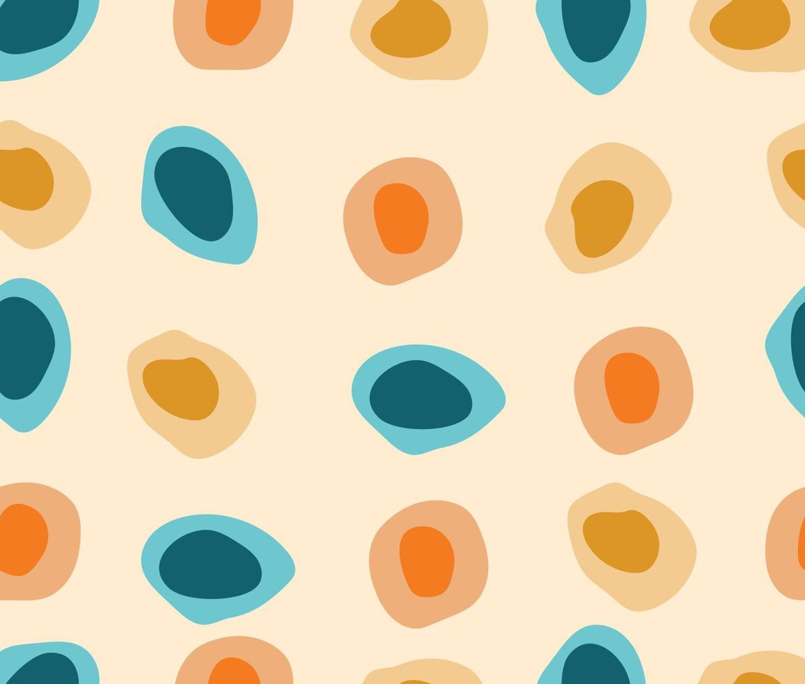 design seamless pattern style 70's vector