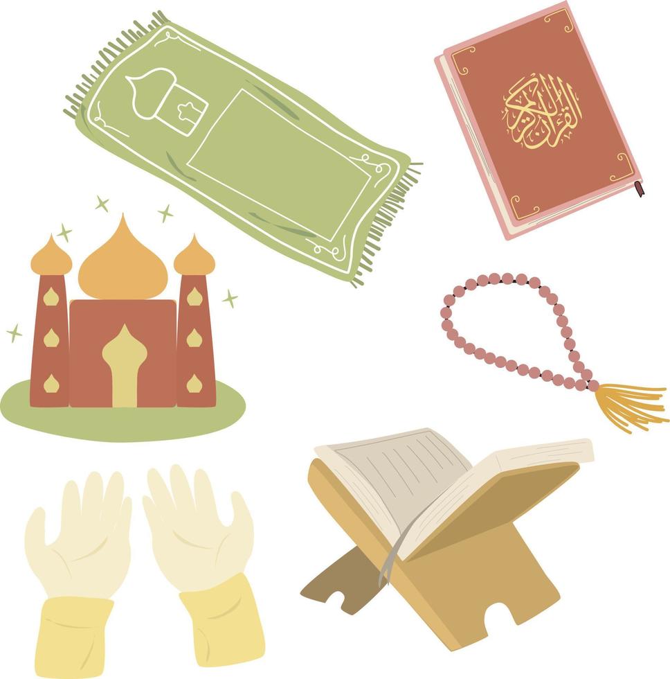 islamic-prayer-set-21573939-vector-art-at-vecteezy