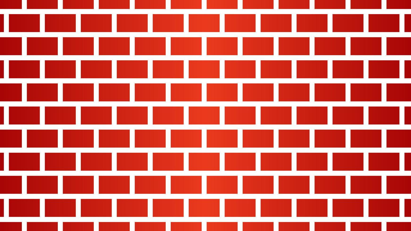 Pattern of red brick wall. Illustration of geometric pattern with red color. Pattern of rectangle shape for background, layout, texture, template, decoration or wallpaper in graphic design vector