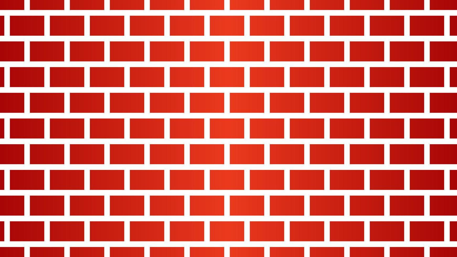 Pattern of red brick wall. Illustration of geometric pattern with red color. Pattern of rectangle shape for background, layout, texture, template, decoration or wallpaper in graphic design vector