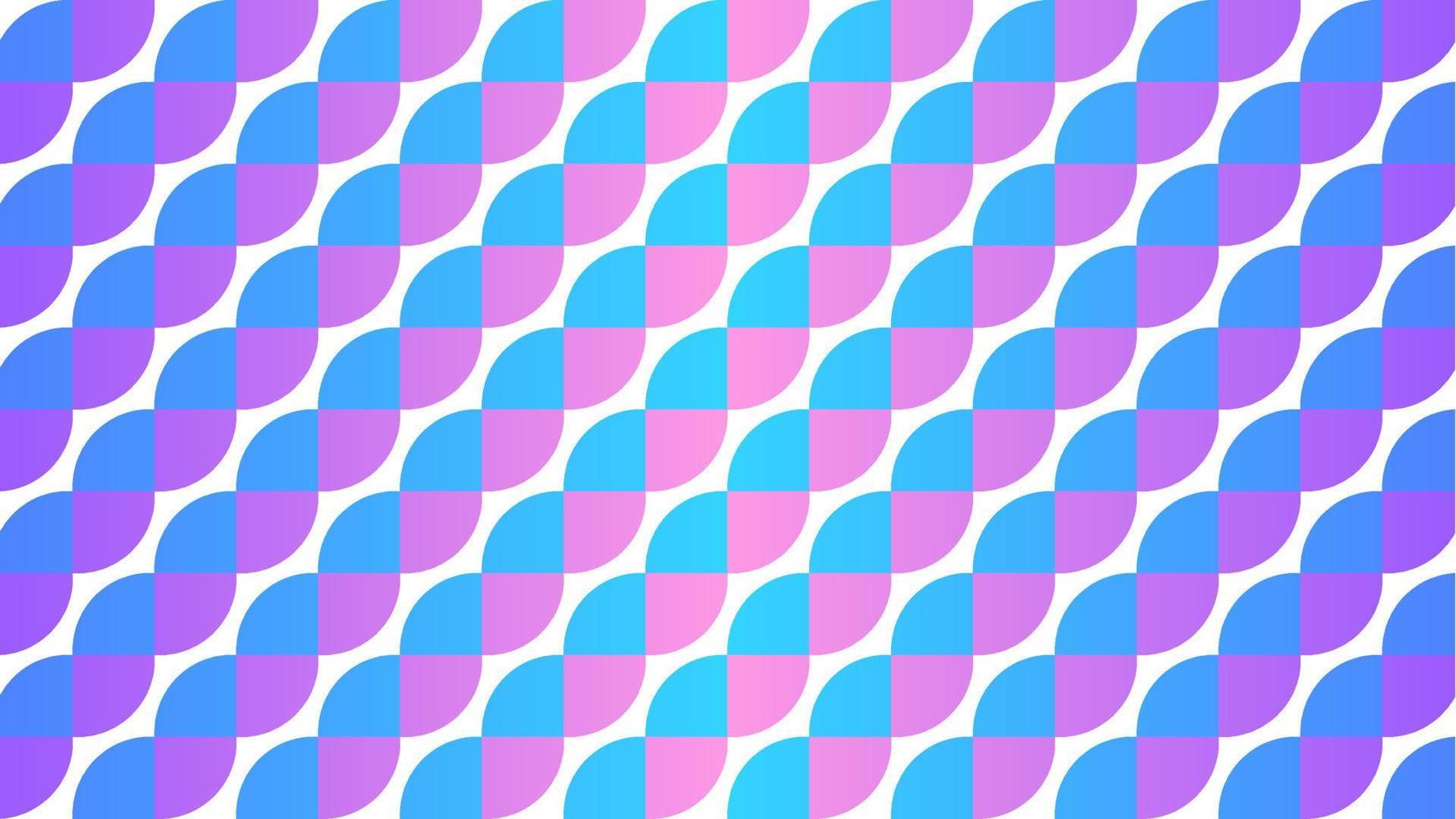 Geometric pattern of zig zag arc. Illustration of diagonal wave geometric pattern. Pattern of quarter circle for background, layout, decoration, template, texture or wallpaper in graphic design vector
