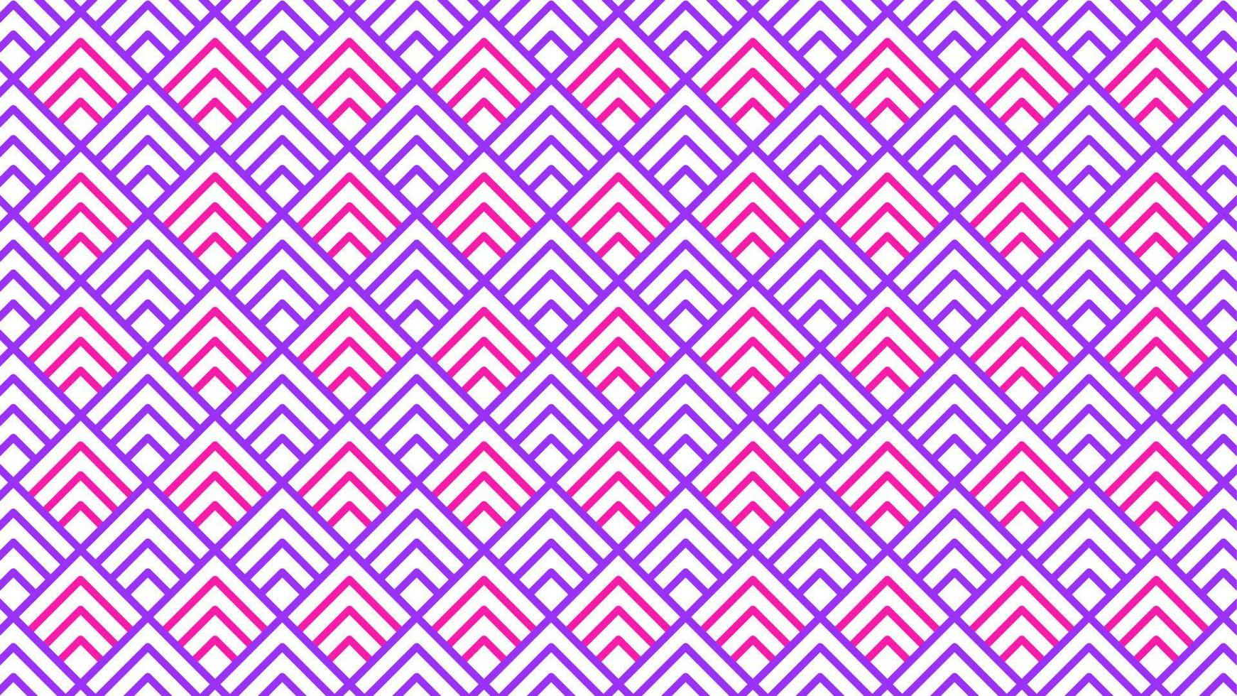 Geometric pattern of illusion square. Illustration of geometric pattern with purple and red. Pattern of rhombus for background, layout, decoration, template, texture or wallpaper in graphic design vector