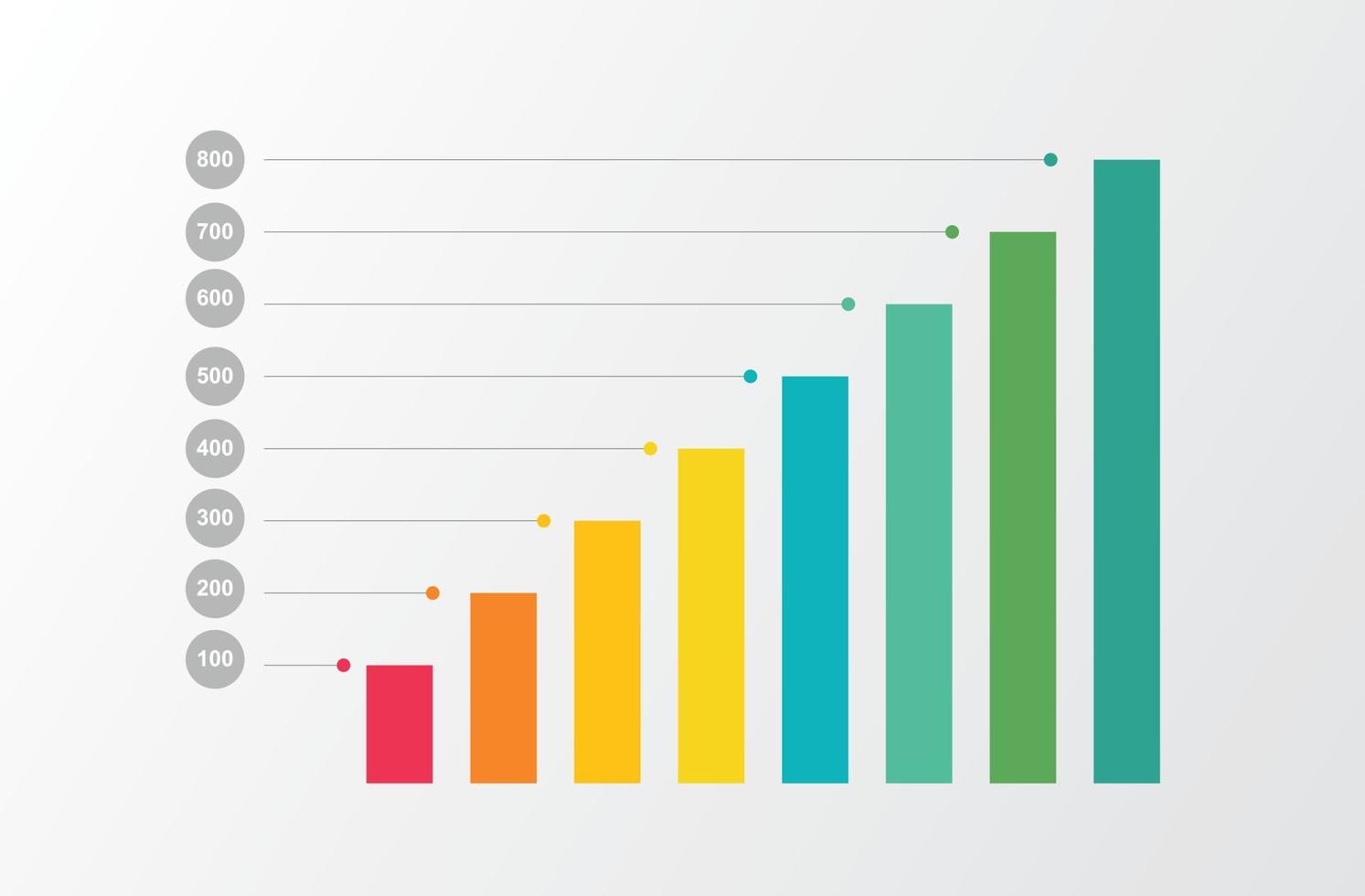 bar grafico, infografía modelo negocio datos, vector ilustración.