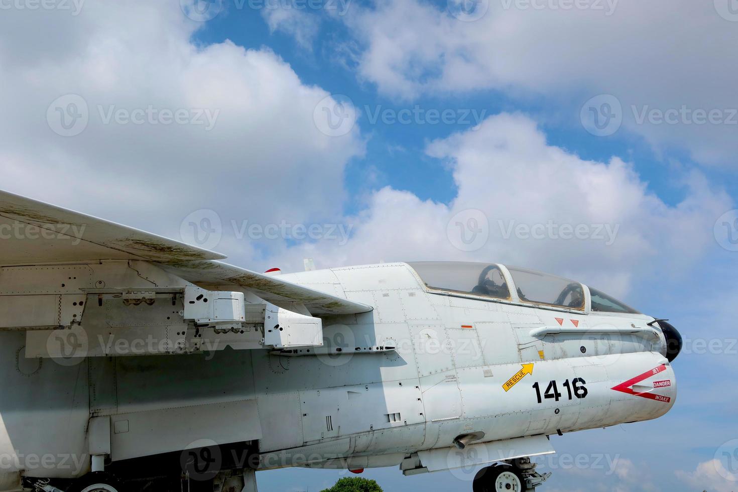 Sattahip, ChonBuri, Thailand, July 6, 2020 , Royal Thai Navy Aircraft TA-7C CORSAIR II photo