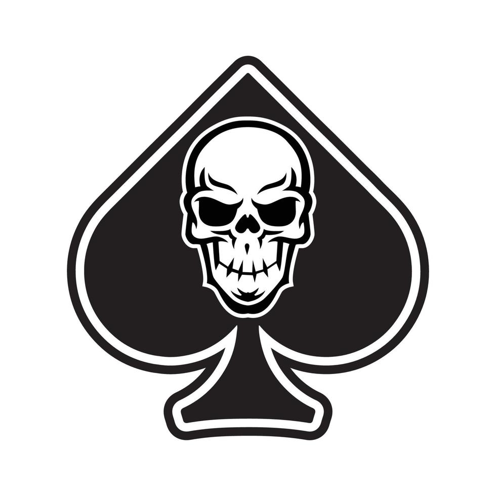 Scoop poker card logo 21574298 Vector Art at Vecteezy