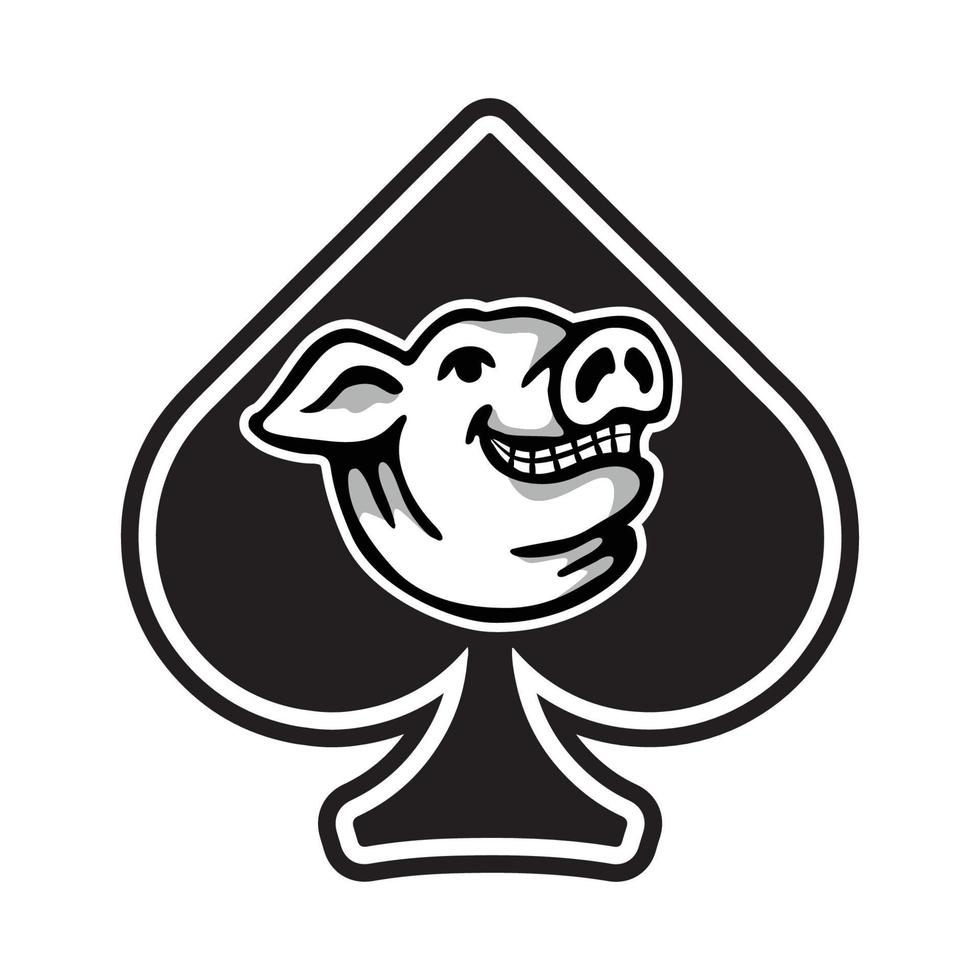 Scoop poker card logo 21574301 Vector Art at Vecteezy