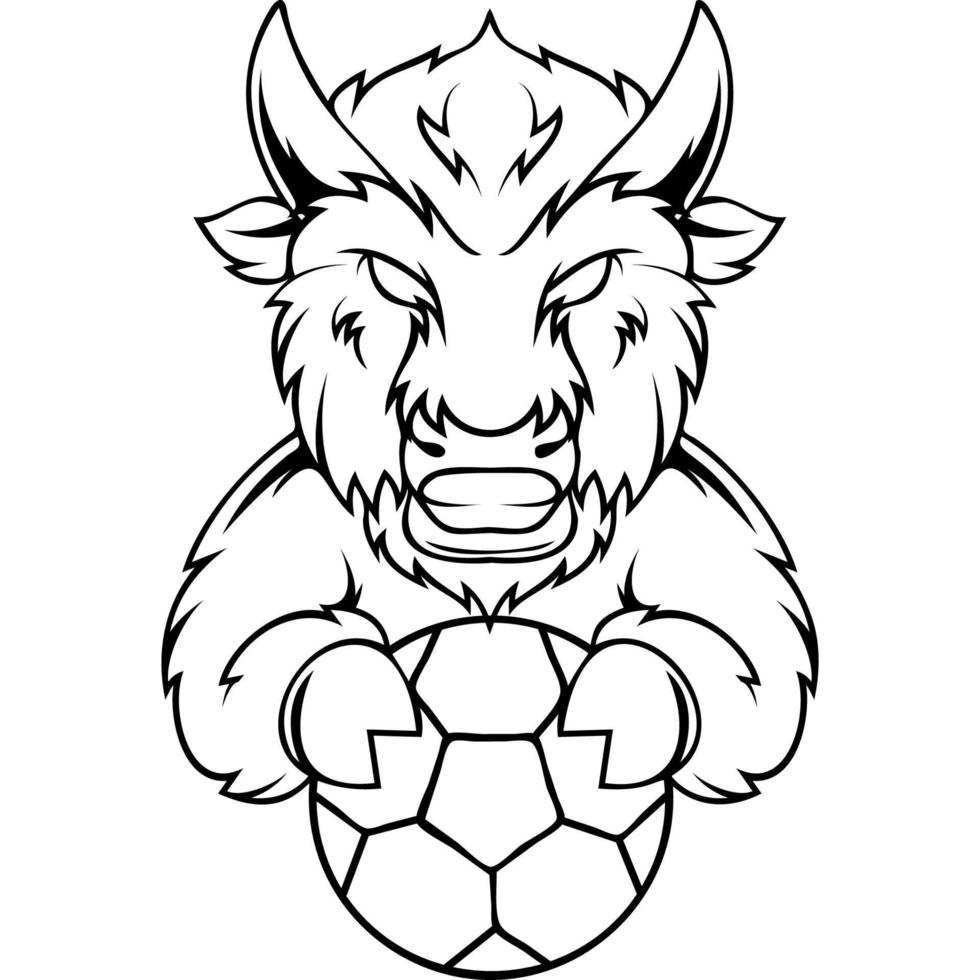 bull icon animal mascot vector