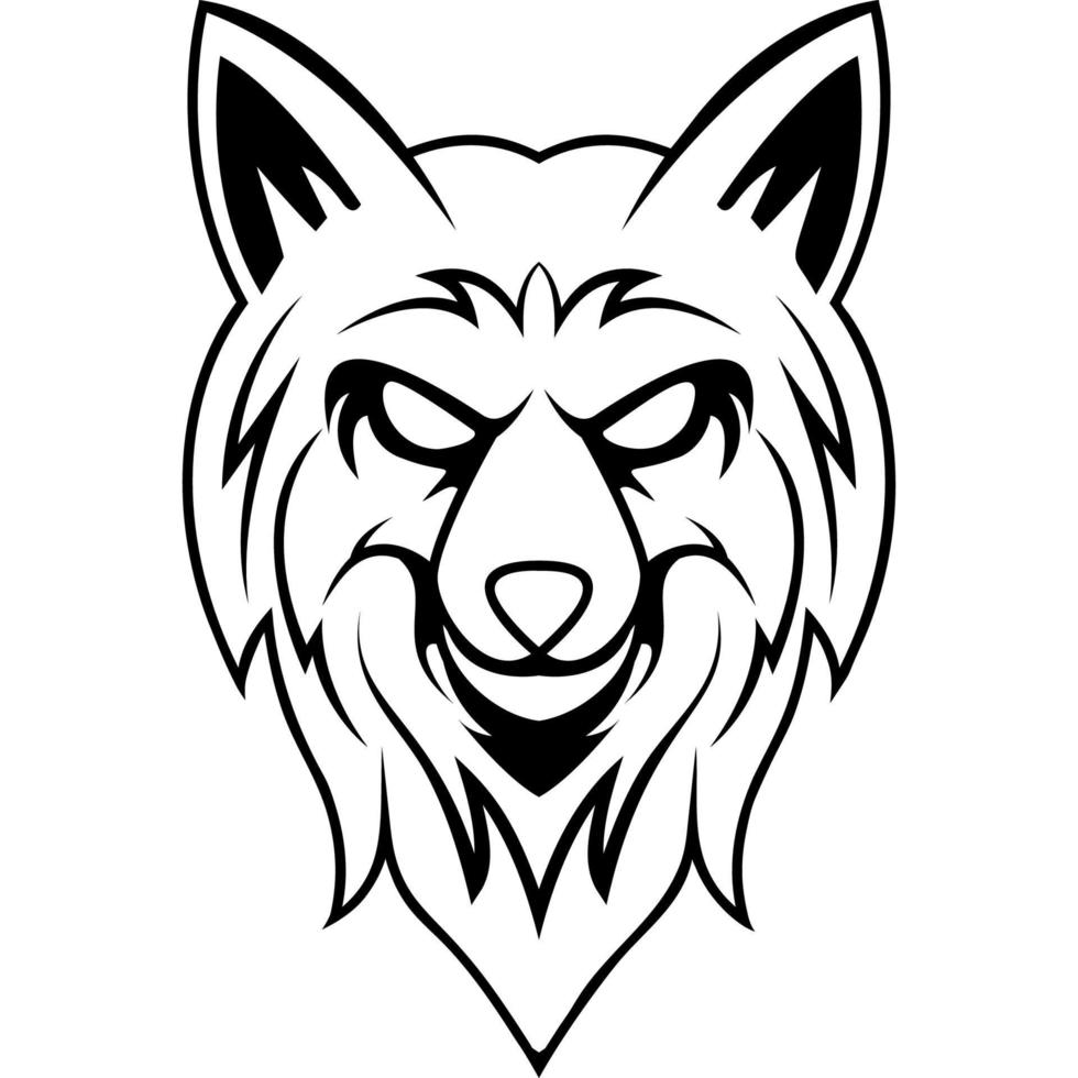 husky icon animal mascot vector