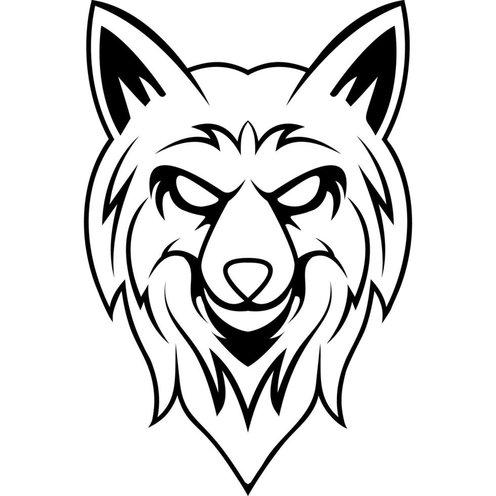 husky icon animal mascot vector