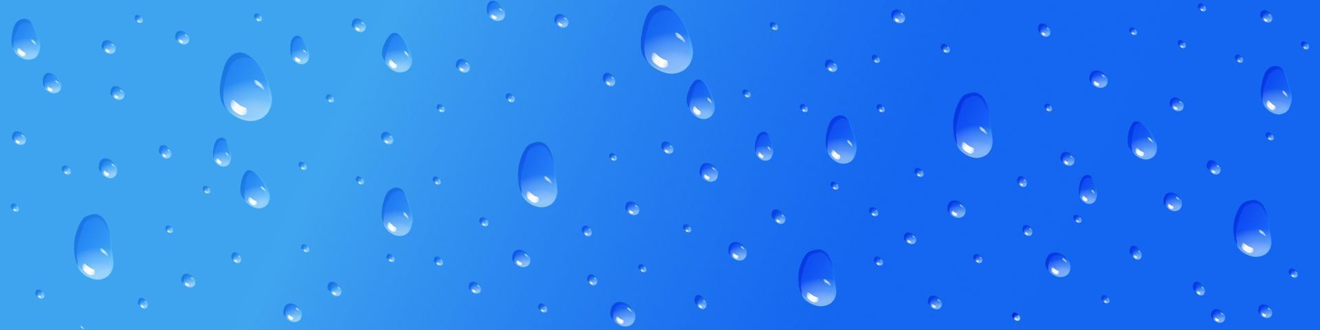 agua gotas en azul antecedentes vector ilustración