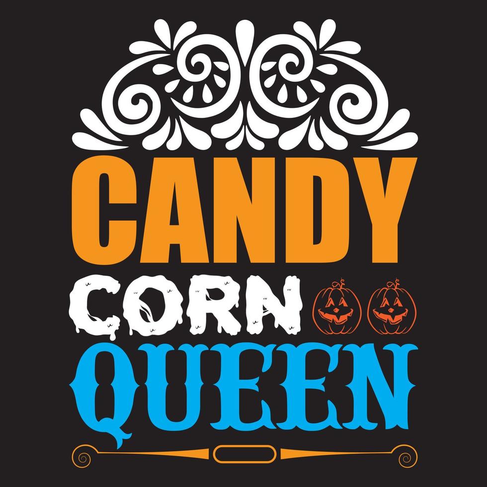 candy corn Queen vector