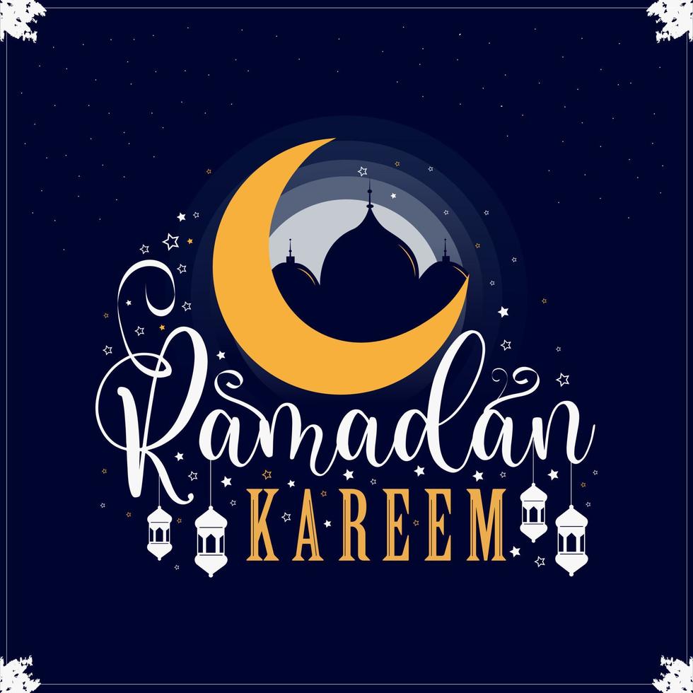 Ramadán kareem Arábica lámpara diseño tarjeta. saludo antecedentes decorativo ornamento para vector ilustración, póster y bandera.