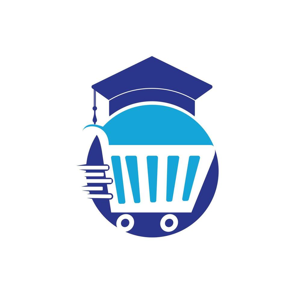 Student shop vector logo template. Suitable for education.