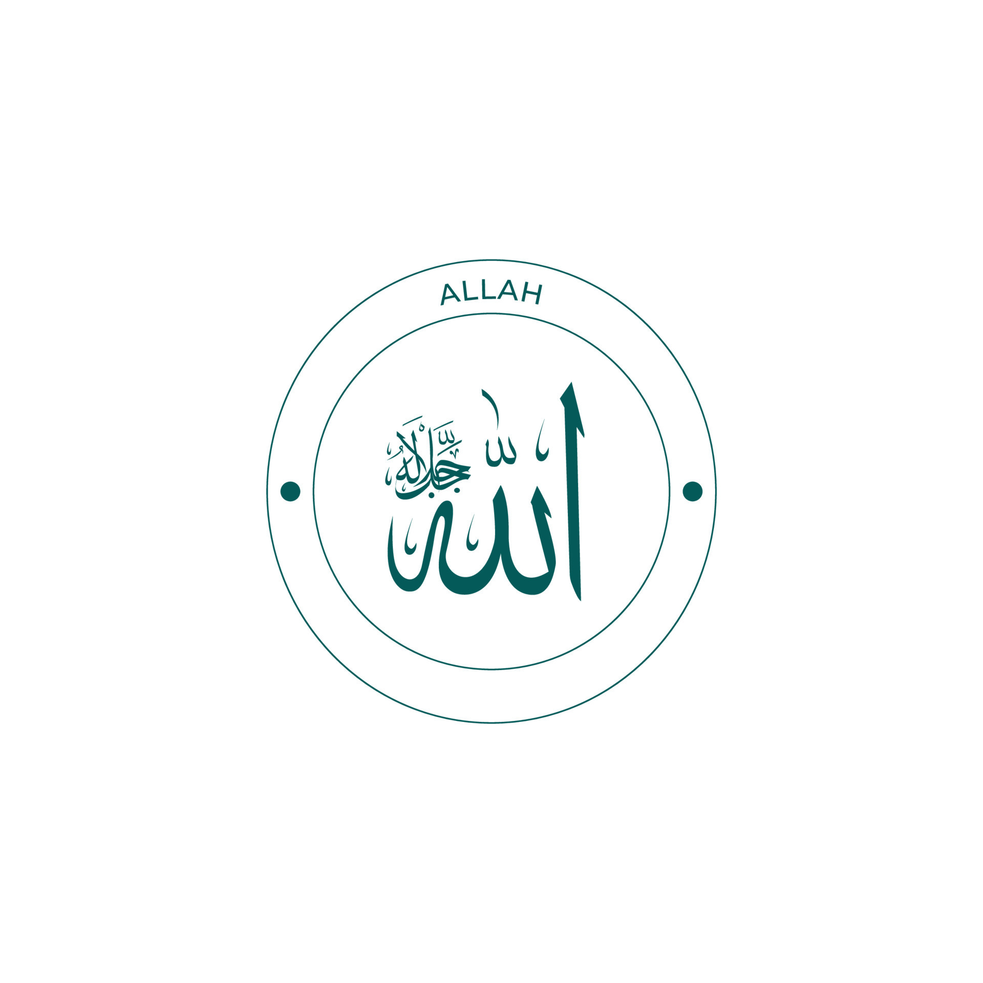 Allah's Name with meaning in Arabic Calligraphy Style 21575715 Vector Art at Vecteezy