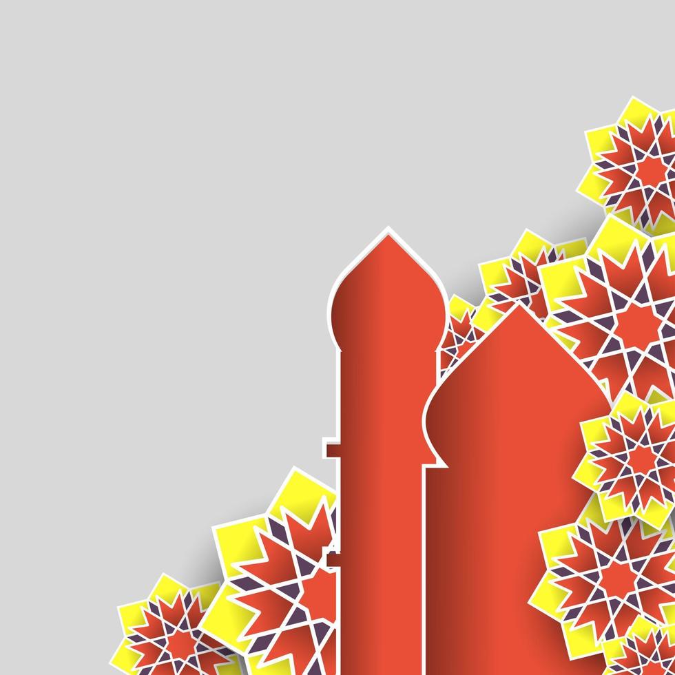 Islamic background concept ramadhan free vector