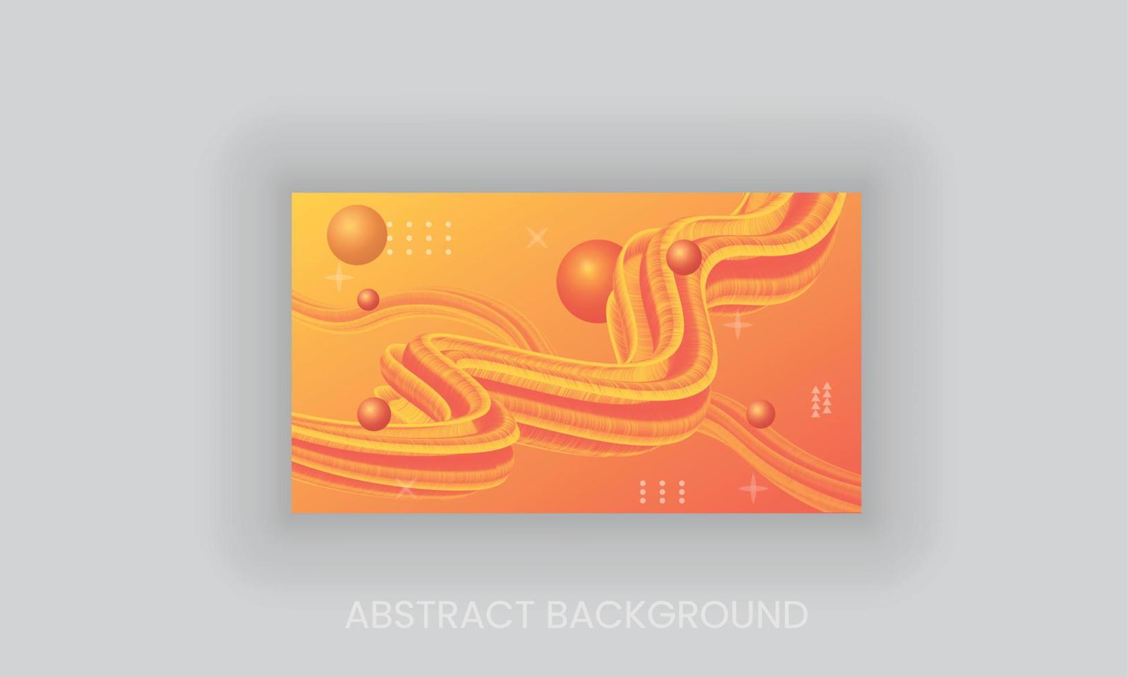 Free Vector Fluid Background Template, Wallpaper Design with Gradient Color, Wool, 3D Ball and Line Art