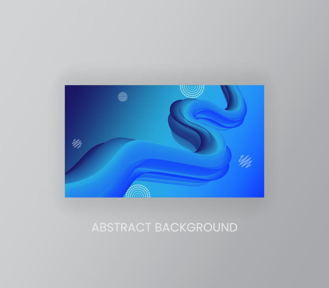 fluid wave background with 3D line art, Innovation background design for the cover, landing page vector