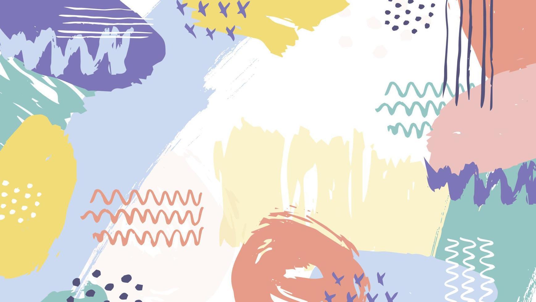 Vector illustration of abstract painted background. Suitable for web background, presentation, banner, poster, etc