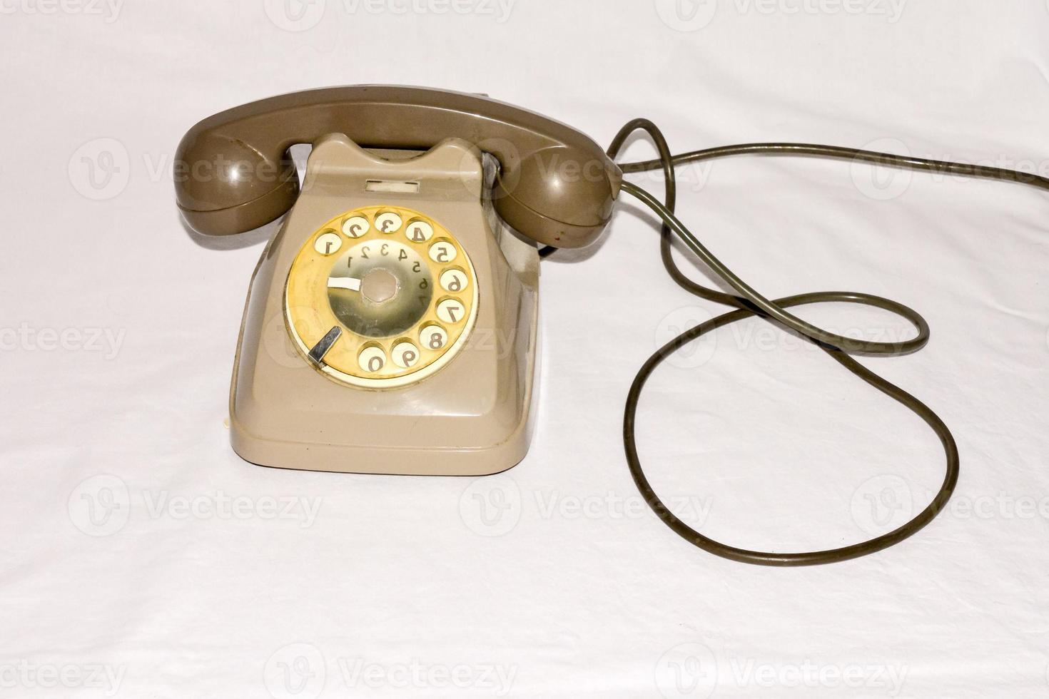 Retro rotary phone photo