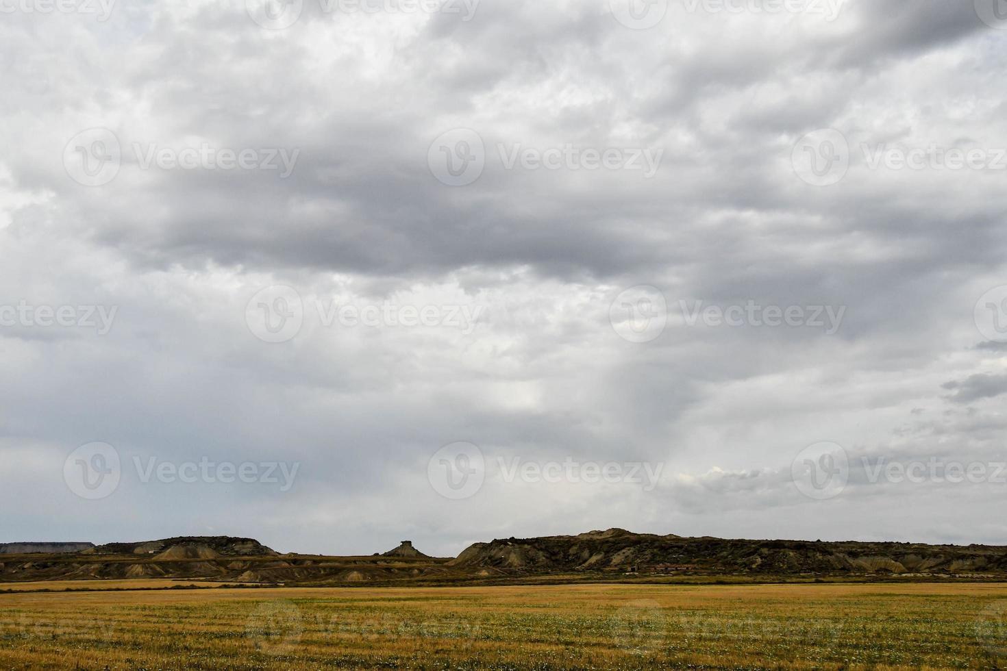 Cloudy gray sky photo