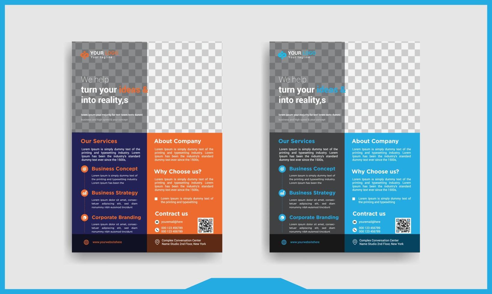 Creative Digital Marketing Flyer Design vector