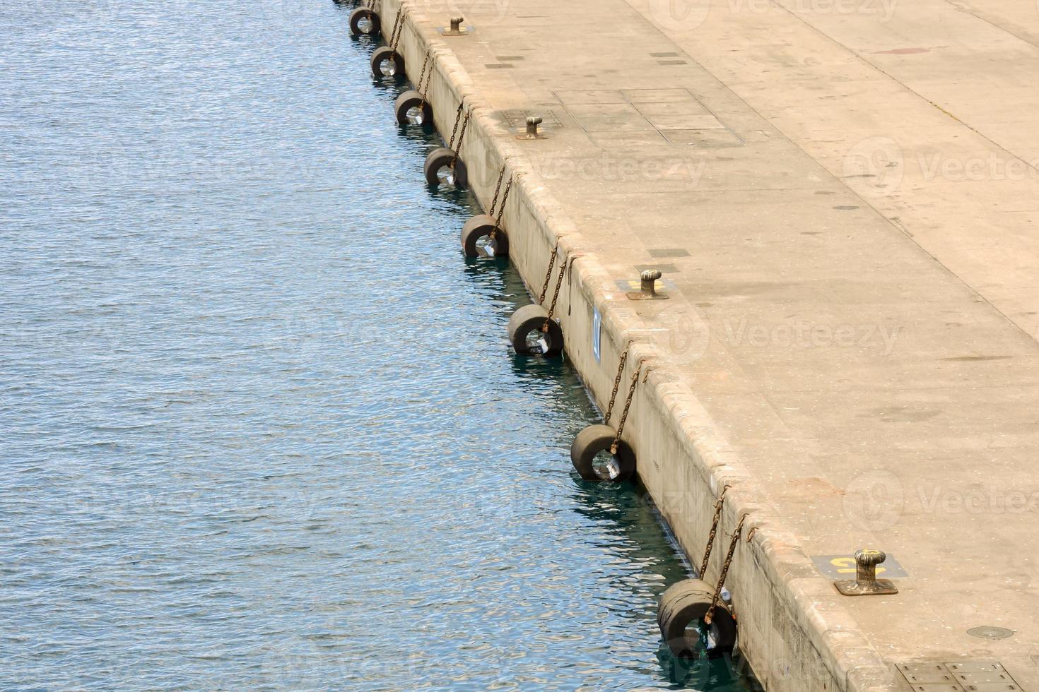 Dock on the lake photo