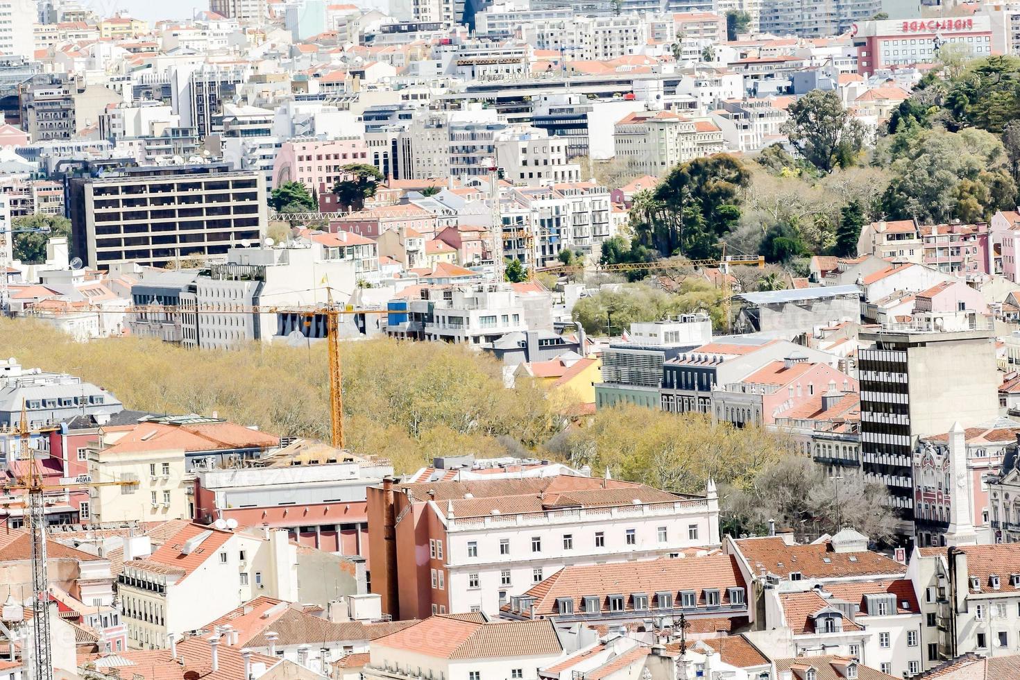 Buildings of Lisbon, Portugal photo