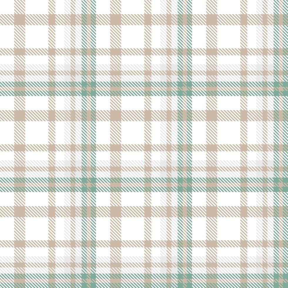 plaid pattern design textile is woven in a simple twill, two over two under the warp, advancing one thread at each pass. vector