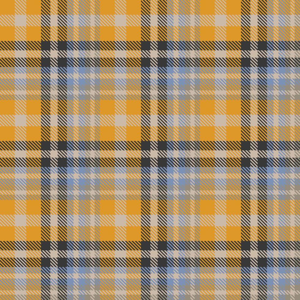 plaid pattern design texture is made with alternating bands of coloured  pre dyed  threads woven as both warp and weft at right angles to each other. vector