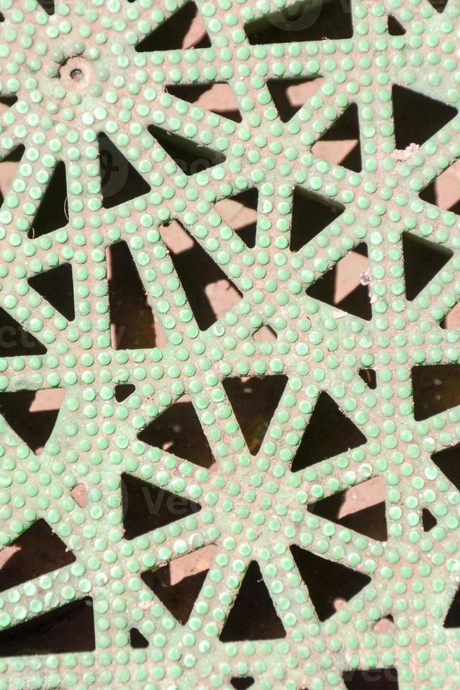 Geometric lattice pattern photo