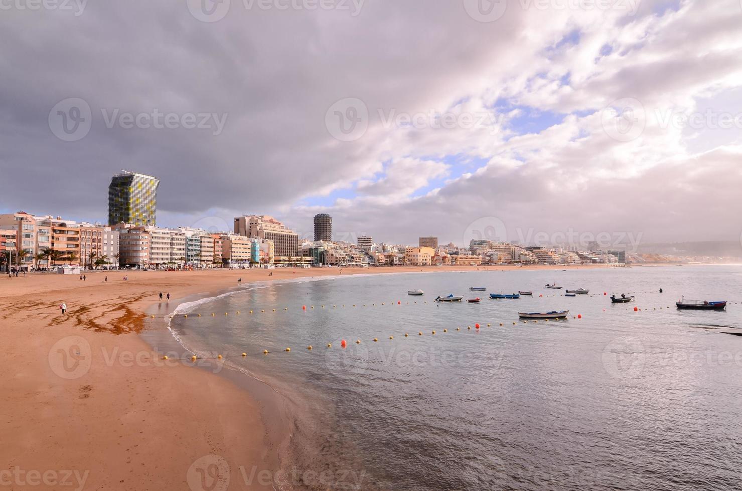 City on the coast photo