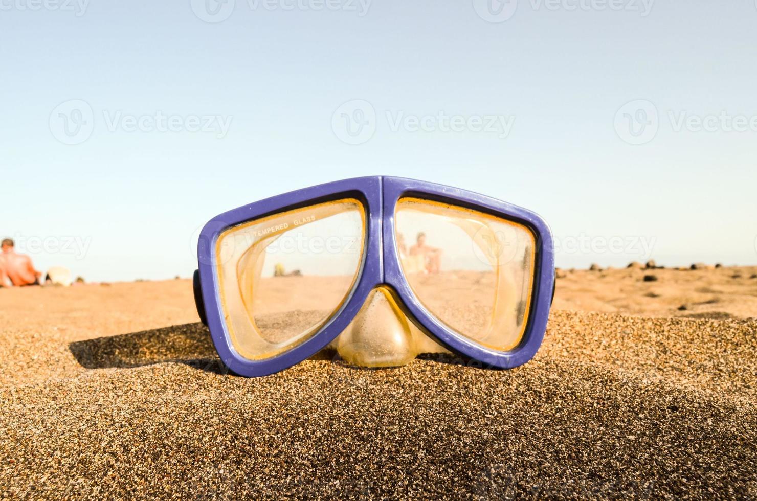 Goggles in the sand photo