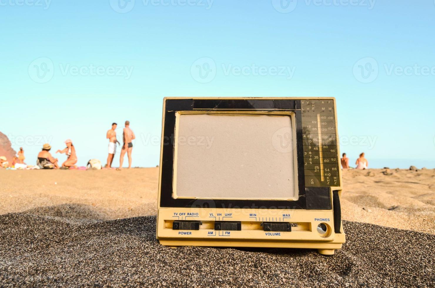 TV in the sand photo